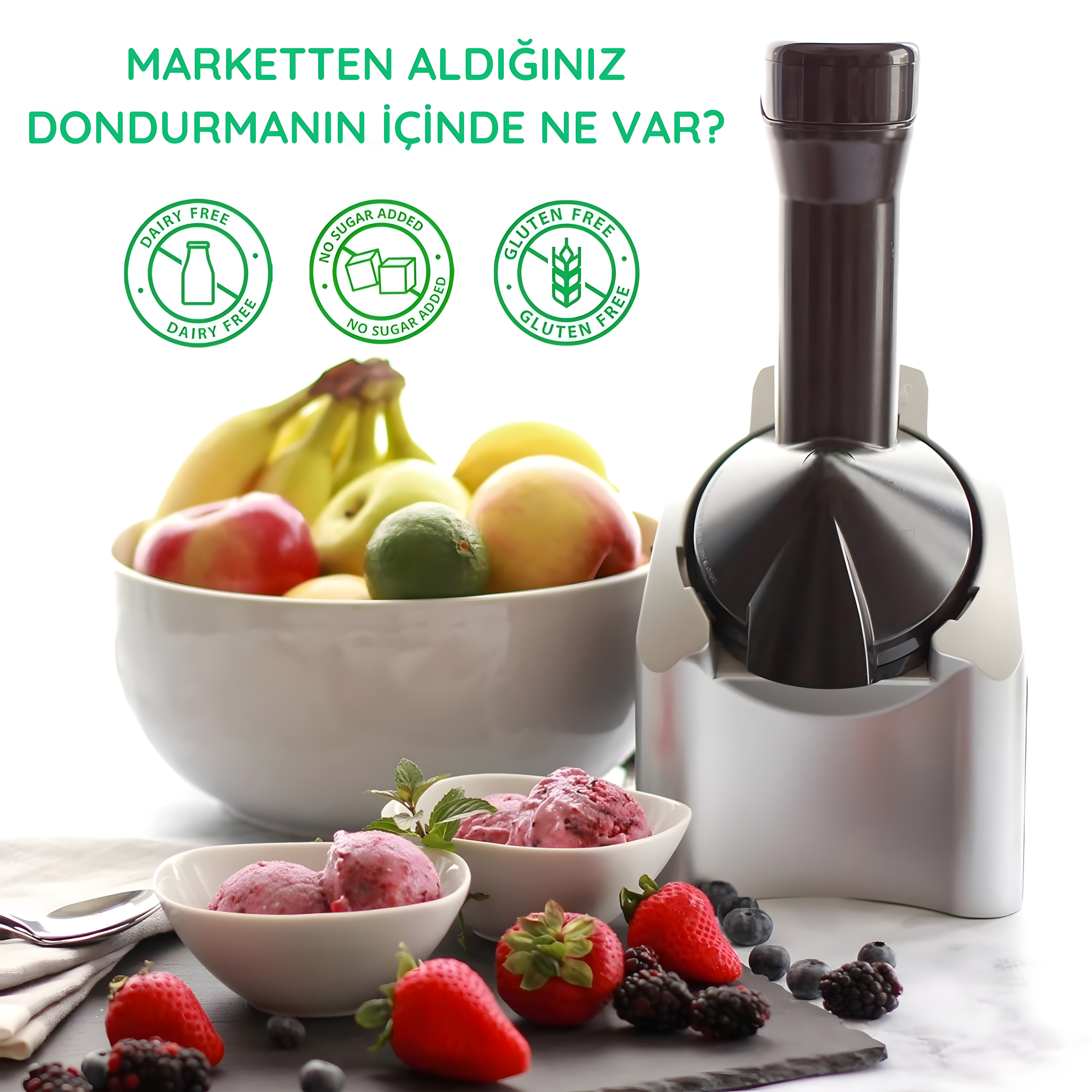 Doğal Dondurma Makinesi